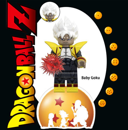 PREVENTE MINIFIGURE DRAGON BALL Z UNIVERS: BABY GOKU Custom Disponibilité fin janvier 2026