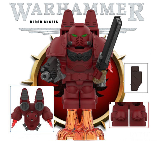 PREVENTE ♥️♥️MINIFIGURE WARHAMMER 40K UNIVERS: BLOOD ANGELS ♥️♥️custom Disponibilité début Novembre 2025
