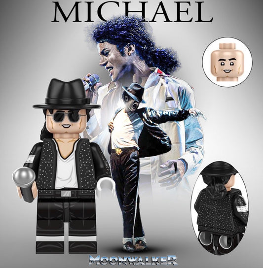 MINIFIGURE MUSIQUE UNIVERS : MICKAEL JACKSON MOONWALKER custom