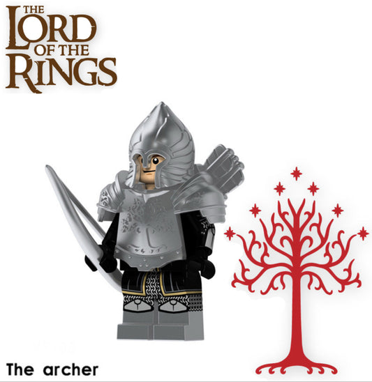 MINIFIGURE LOTR/ THE HOBBIT UNIVERS: GONDOR KNIGHT SOLDIER custom