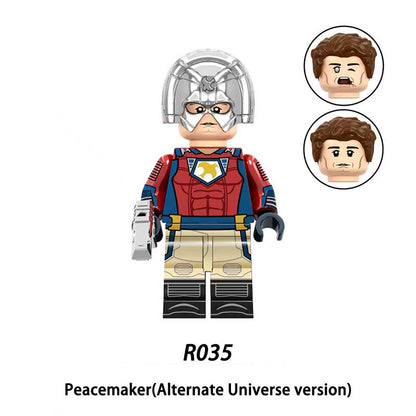 ♥️♥️♥️MINIFIGURE DC UNIVERS : PEACEMAKER ALTERNATIVE VERSION(CASQUE CHROMÉ)♥️♥️♥️custom