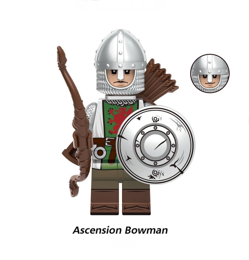 ♥️MINIFIGURE MÉDIÉVALE UNIVERS: ASCENSION BOWMAN♥️♥️ Custom