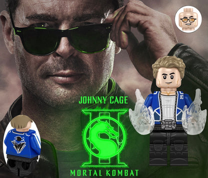 MINIFIGURE MORTAL COMBAT UNIVERS: JOHNNY CAGE  custom