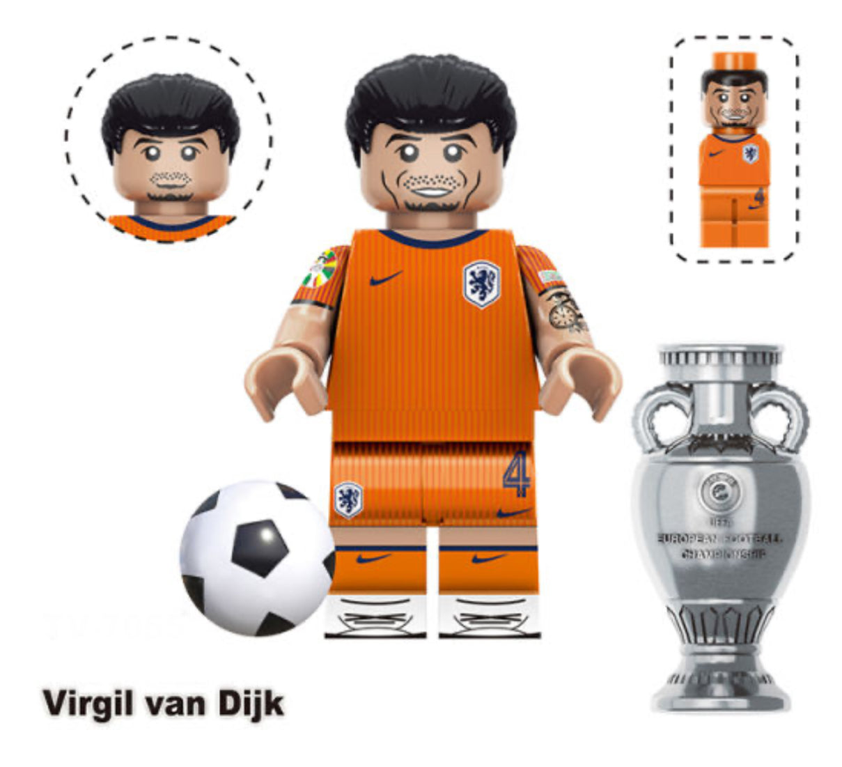 MINIFIGURE FOOTBALL UNIVERS ⚽️: VIRGIL VAN DIJK custom