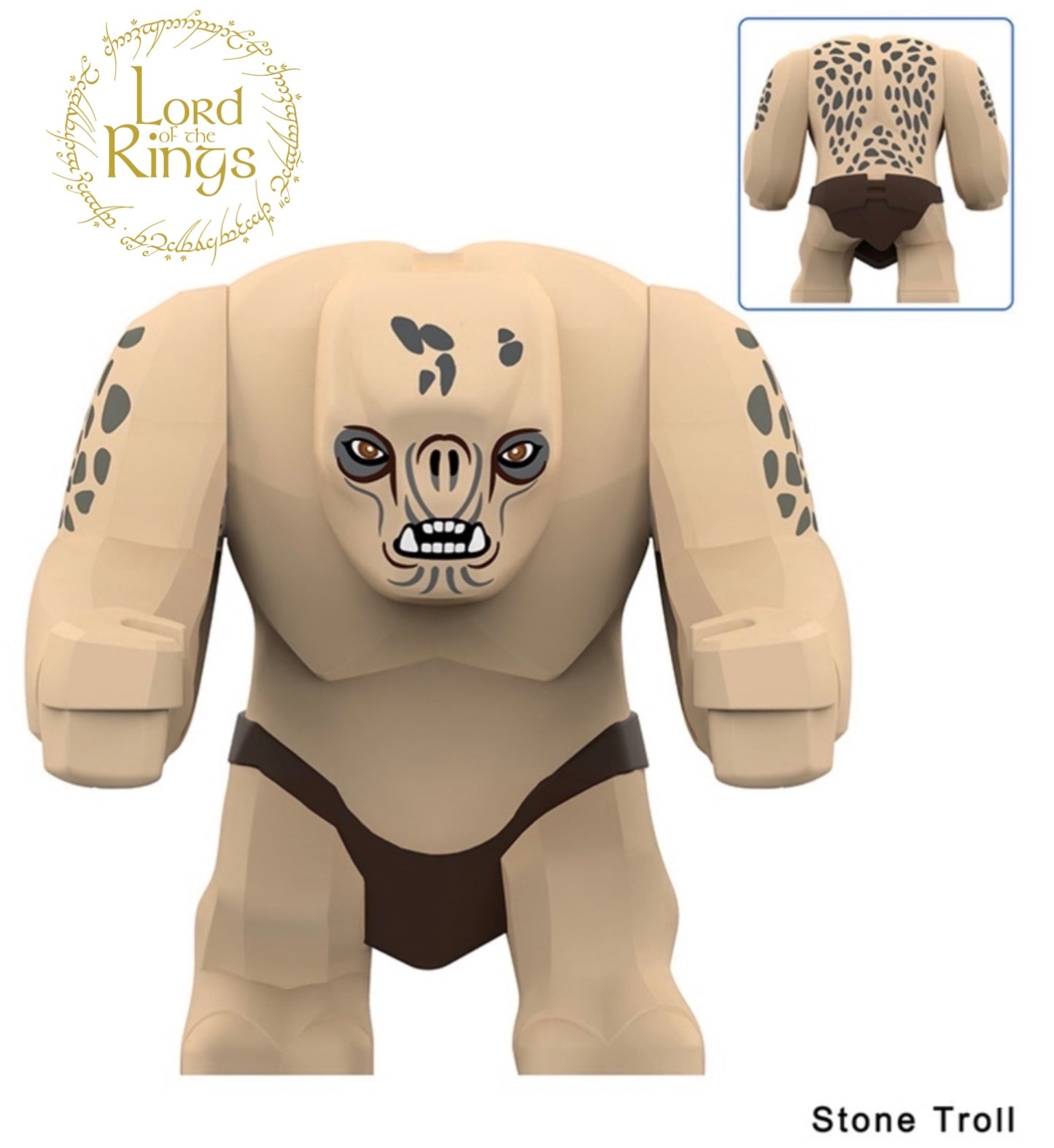 PREVENTE MINIFIGURE LORD OF THE RING/ HOBBIT UNIVERS: STONE TROLL custom Disponibilité mi-septembre 2026