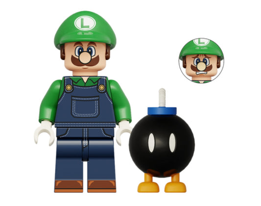 MINIFIGURE  LUIGI custom