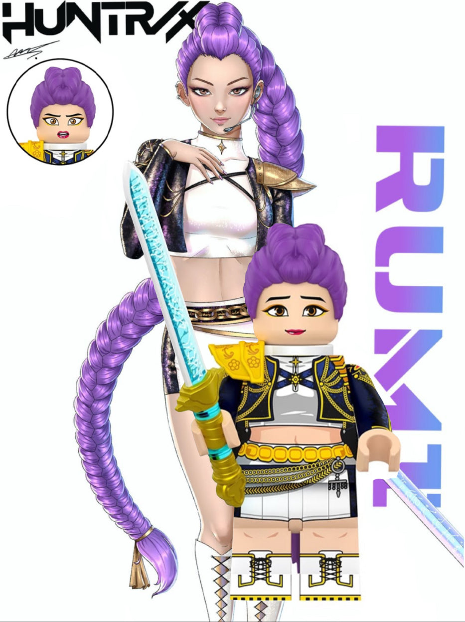 ♥️♥️♥️MINIFIGURE K-POP DÉMON HUNTER UNIVERS : RUMI ♥️♥️♥️custom