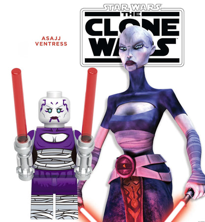 PREVENTE MINIFIGURE STAR WARS UNIVERS: ASSAJJ VENTRESS CUSTOM Disponibilité fin septembre 2025