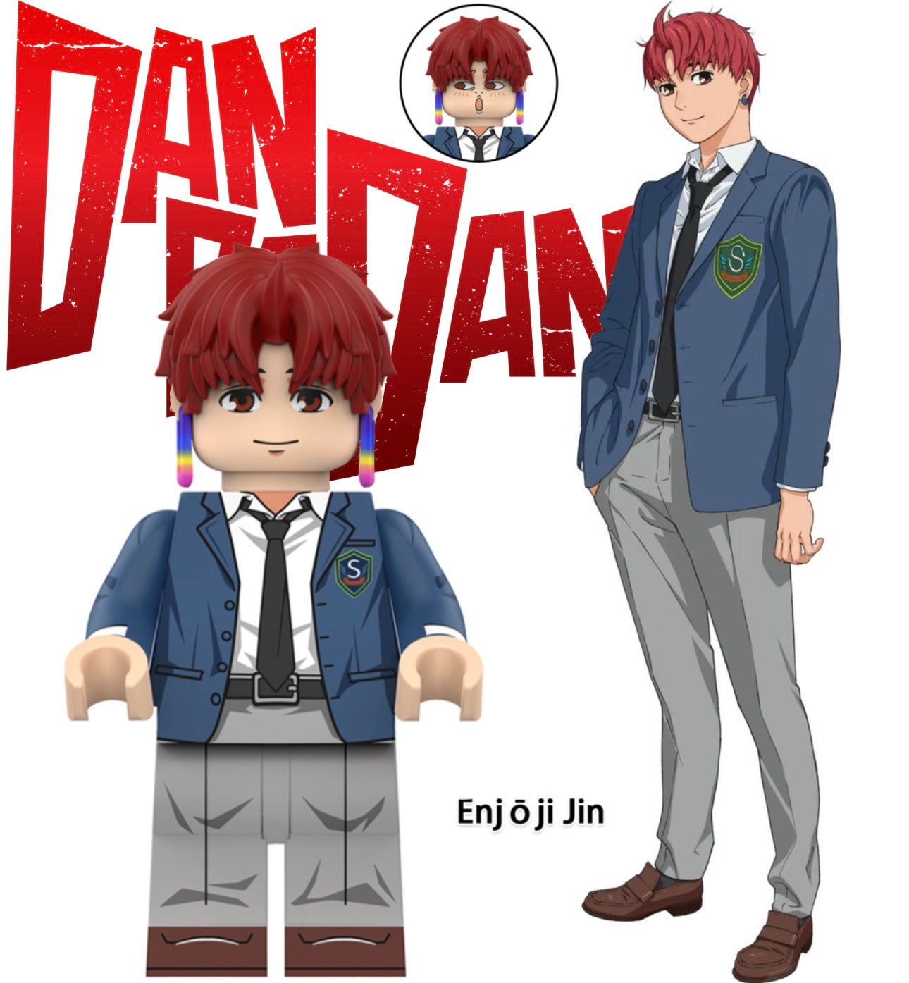 ⭐️⭐️ MINIFIGURE DANDADAN UNIVERS: ENJ Ō JI JIN ⭐️⭐️custom