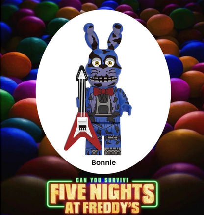 MINIFIGURE HORREUR UNIVERS: BONNIE "FIVE NIGHTS AT FREDDY’S"CUSTOM