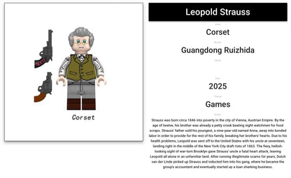 ⭐️⭐️⭐️MINIFIGURE RED DEAD REDEMPTION UNIVERS: Leopold Strauss ⭐️⭐️⭐️Custom