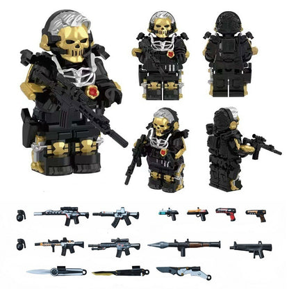 ♥️♥️MINIFIGURE VIDEO GAMES DELTA FORCE UNIVERS: CORRUPTED GOLDEN ROSE ♥️♥️custom