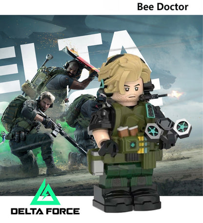 ♥️♥️MINIFIGURE VIDEO GAMES DELTA FORCE UNIVERS: BEE DOCTOR ♥️♥️custom