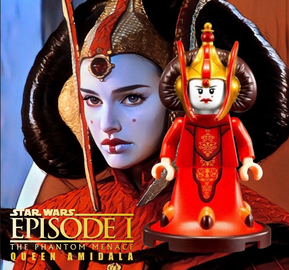 ♥️♥️♥️SUPERBE MINIFIGURE STAR WARS UNIVERS: PRINCESSE AMIDALA "⚠️⚠️RARE⚠️⚠️"Custom ♥️♥️♥️COUP DE CŒUR ZEDBRICK ♥️♥️♥️