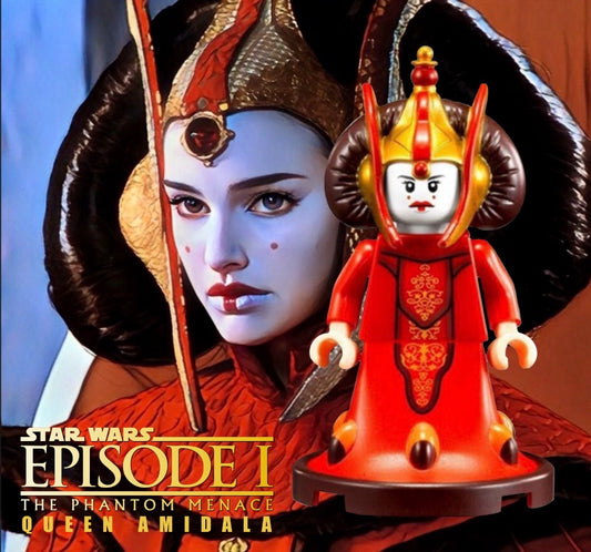 ♥️♥️♥️SUPERBE MINIFIGURE STAR WARS UNIVERS: PRINCESSE AMIDALA "⚠️⚠️RARE⚠️⚠️"Custom ♥️♥️♥️COUP DE CŒUR ZEDBRICK ♥️♥️♥️