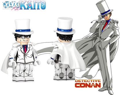 ⭐️⭐️⭐️SUPERBE MINIFIGURE DÉTECTIVE CONAN UNIVERS: KAITOU KID ⭐️⭐️⭐️custom