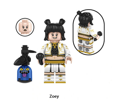 PREVENTE MINIFIGURE K-POP DÉMON HUNTER UNIVERS : ZOEY custom Disponibilité fin Novembre 2025