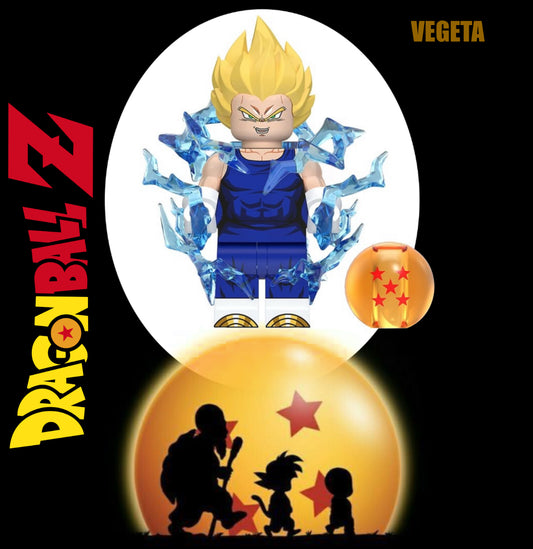 MINIFIGURE DRAGON BALL Z UNIVERS: VÉGÉTA Custom