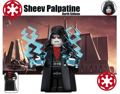 MINIFIGURE STAR WARS UNIVERS: EMPEREUR PALPATINE Custom