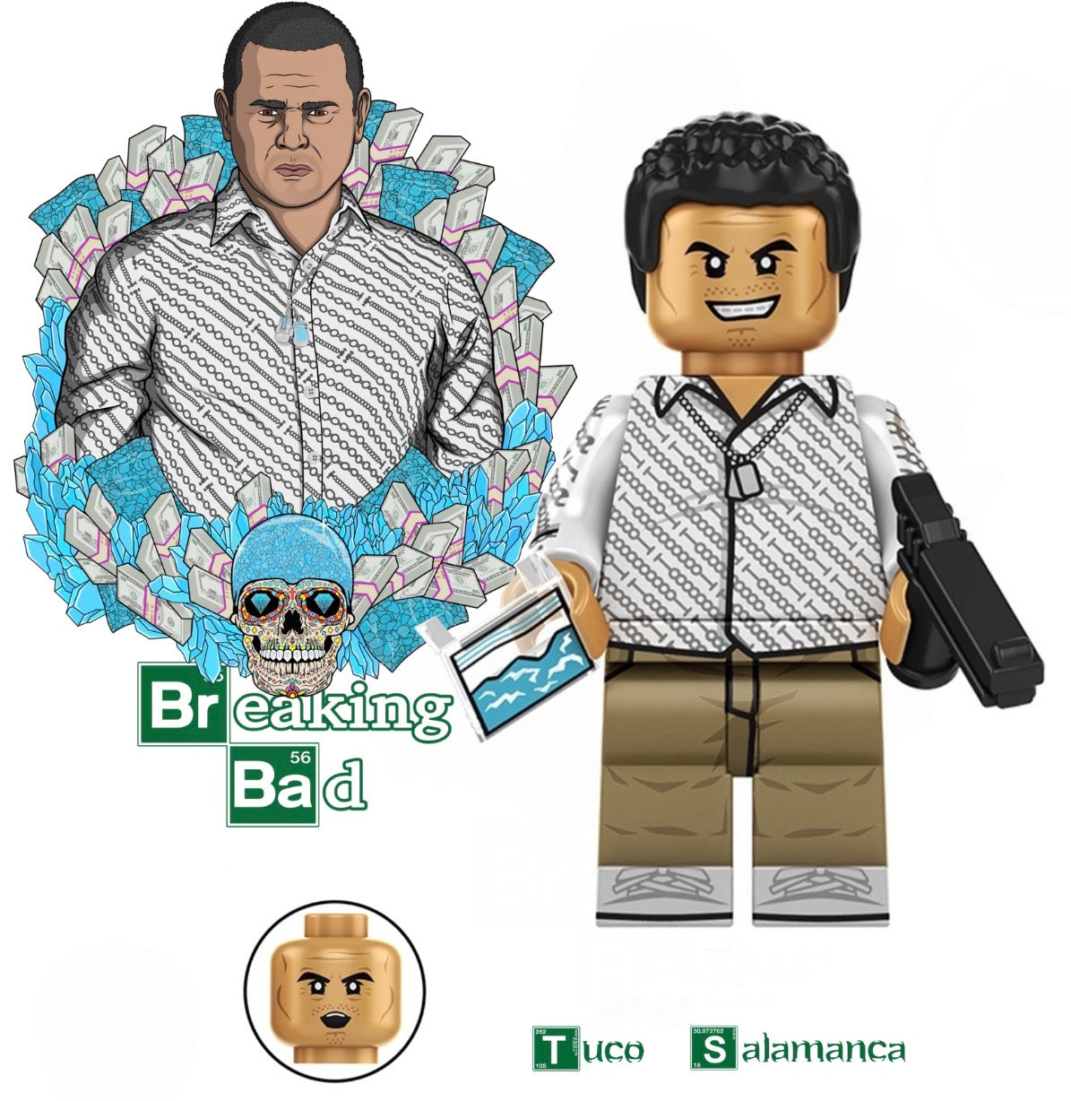 MINIFIGURE BREAKING BAD UNIVERS: TUCO SALAMANCA custom