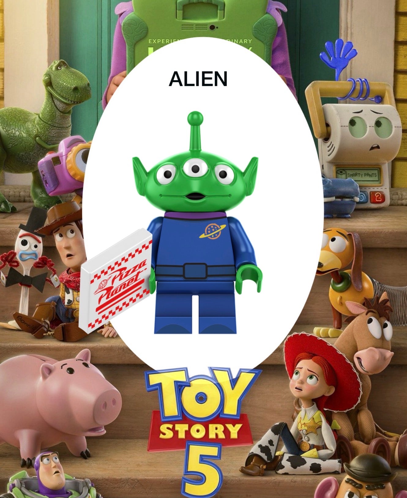 PREVENTE MINIFIGURE DISNEY TOY STORY UNIVERS: ALIEN CUSTOM Disponibilité fin septembre 2026