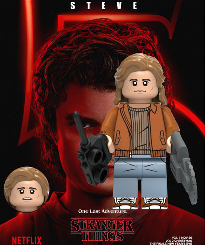 MINIFIGURE STRANGER THINGS UNIVERS: STEVE Custom