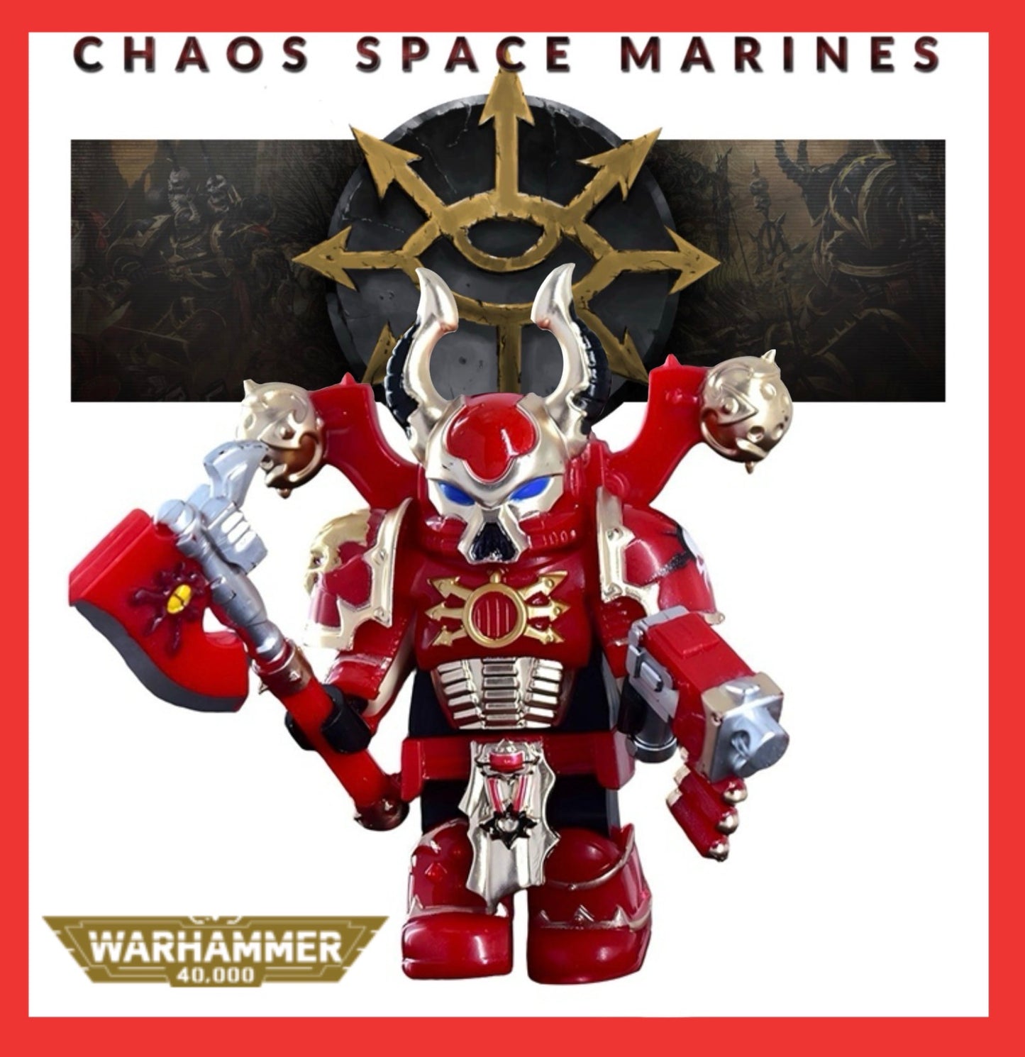 PREVENTE MINIFIGURE WARHAMMER 40K UNIVERS: CRIMSON  SLAUGHTER custom Disponibilité fin juin 2026