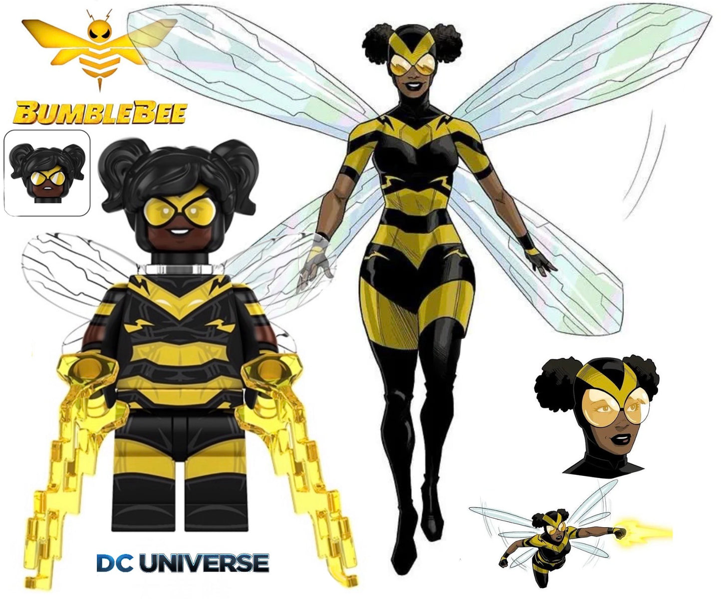 PREVENTE MINIFIGURE DC UNIVERS: BUMBLEBEE Custom Disponibilité Octobre 2026