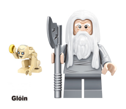 MINIFIGURE LORD OF THE RING/HOBBIT UNIVERS: GLÓIN CUSTOM