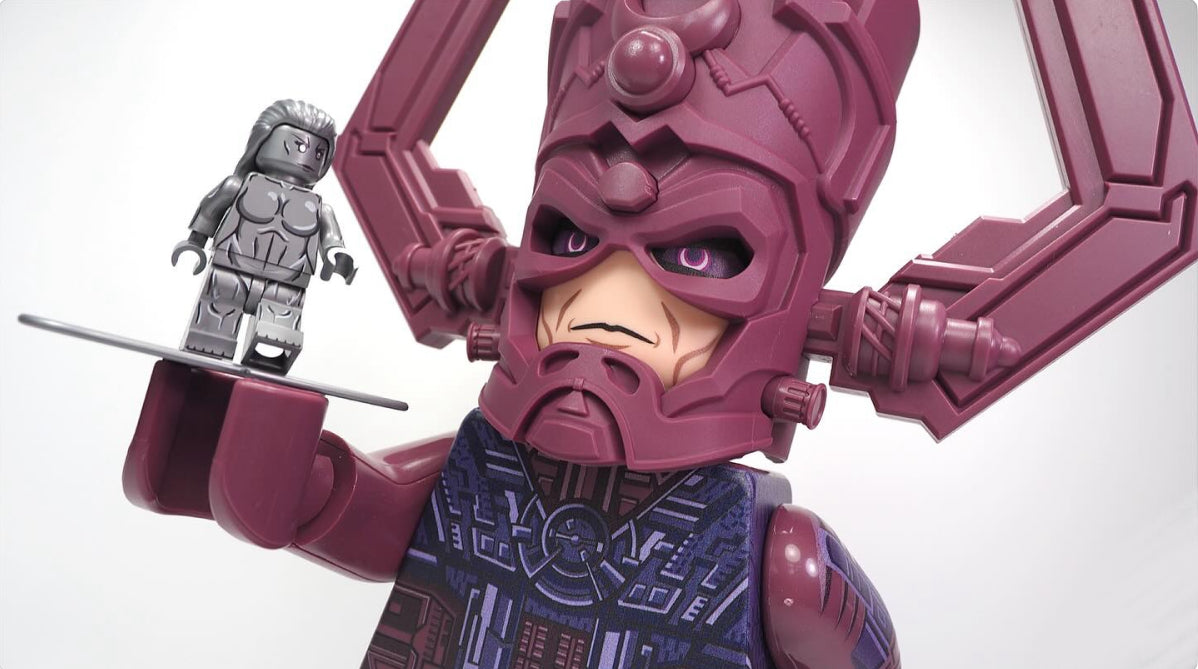 PRÉVENTE ♥️♥️♥️GIANT MINIFIGURE MARVEL UNIVERS: GALACTUS FANTASTIC FOUR MOVIE♥️♥️♥️custom Disponibilité décembre 2025