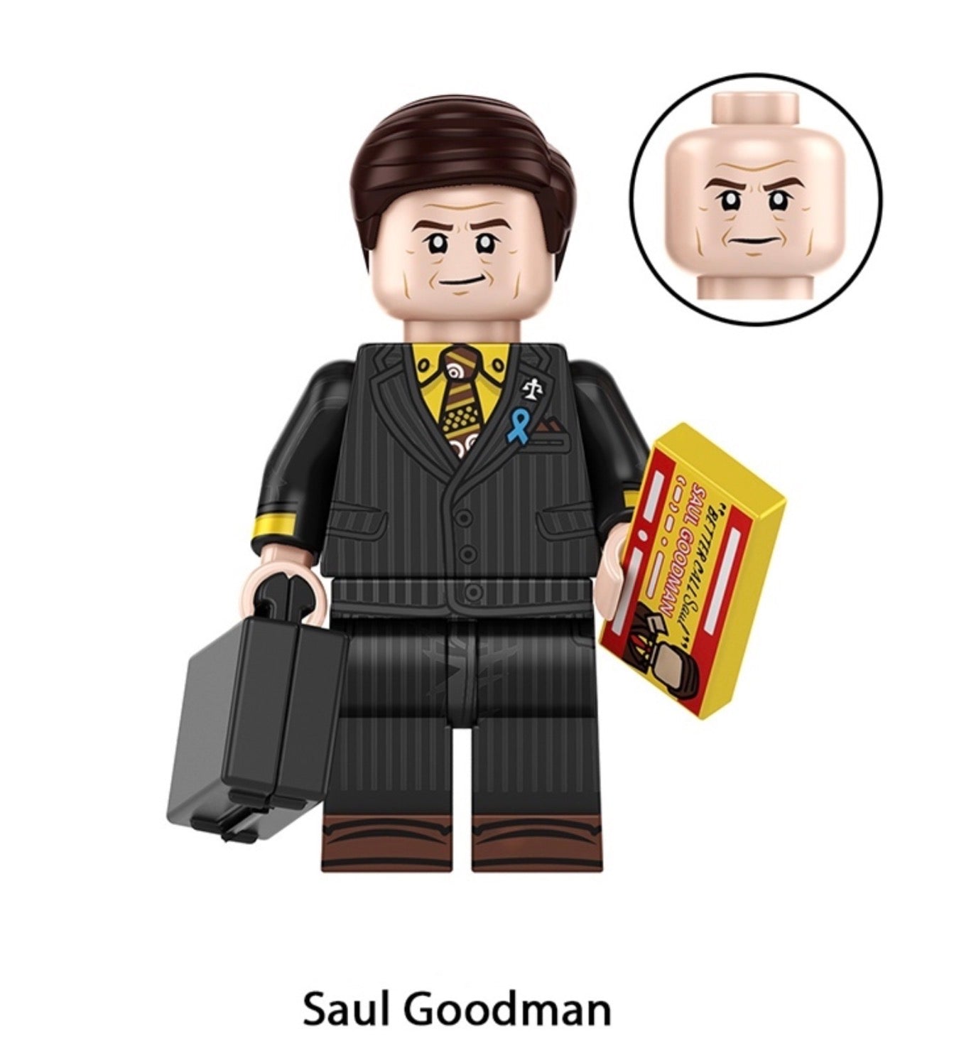MINIFIGURE BREAKING BAD UNIVERS: SAUL GOODMAN custom