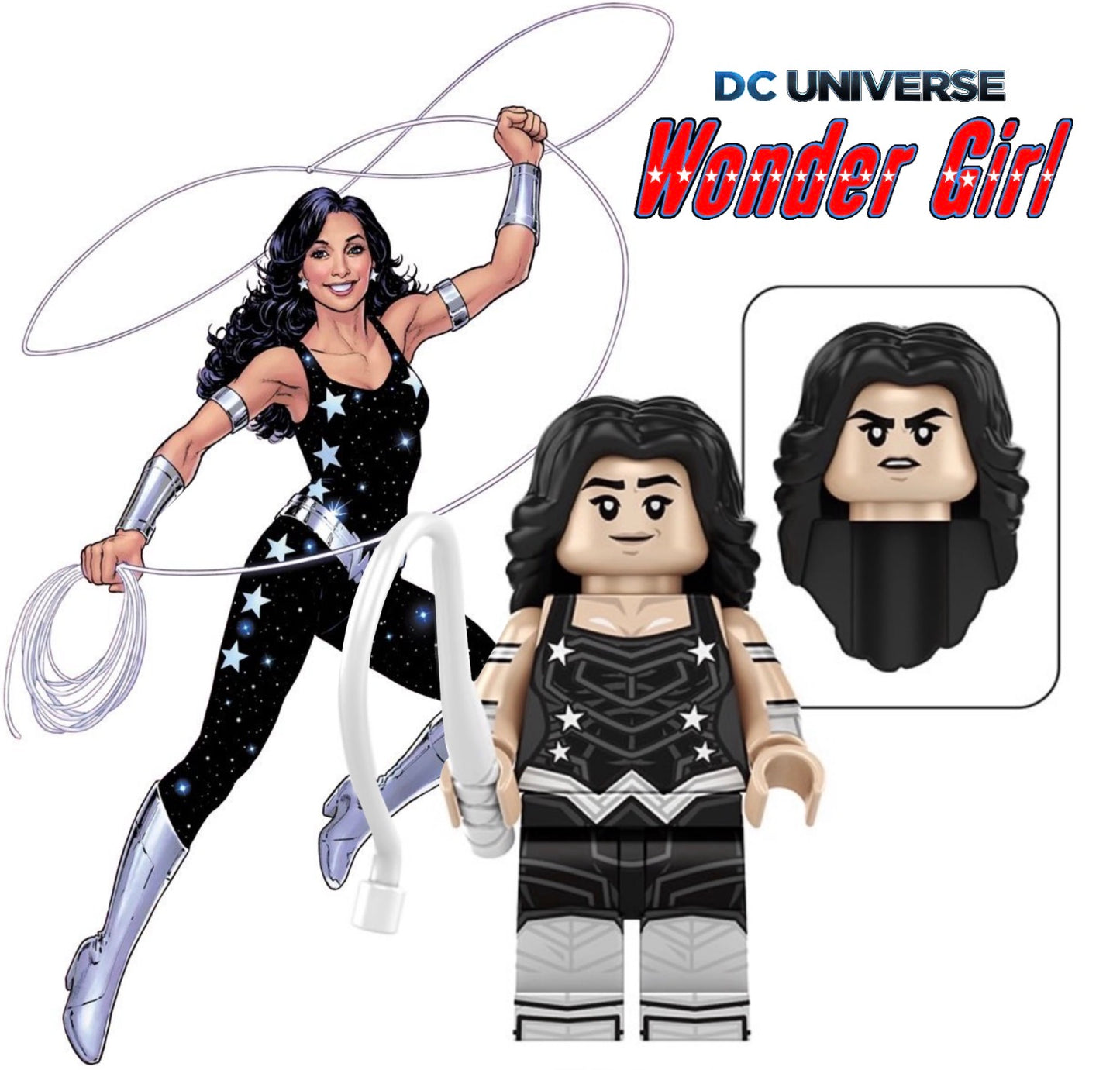 PREVENTE MINIFIGURE DC UNIVERS: WONDER GIRL Custom Disponibilité Octobre 2026