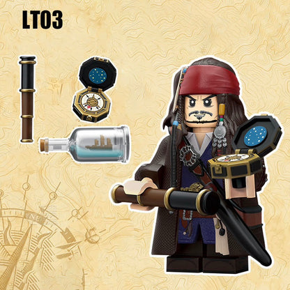 SUPERBE⭐️⭐️⭐️MINIFIGURE DISNEY UNIVERS EDITION LIMITÉE : JACK SPARROW (Version A)⭐️⭐️⭐️custom