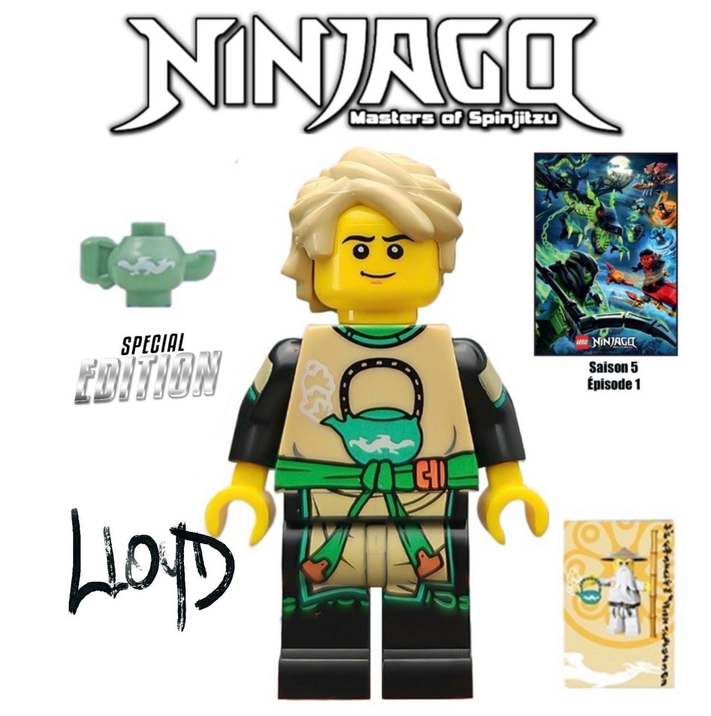 PREVENTE MINIFIGURE NINJAGO MASTERS OF SPINJITZU UNIVERS: LLOYD CUSTOM Disponibilité fin mai 2026