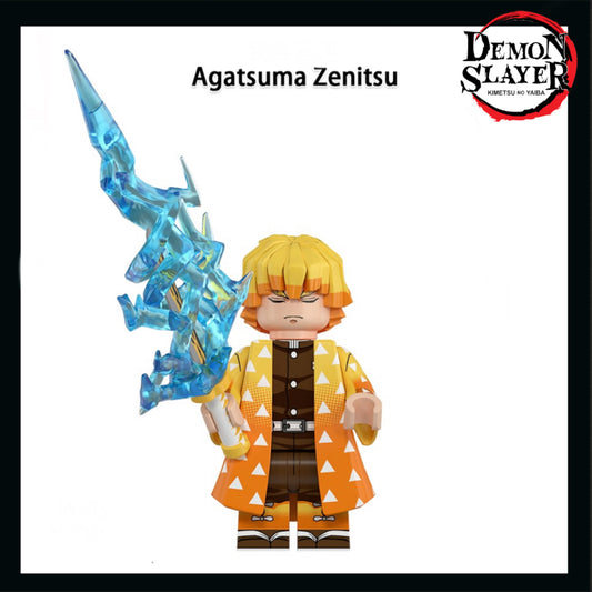 PRÉVENTE♥️♥️♥️MINIFIGURE DÉMON SLAYER UNIVERS: AGATSUMA ZENITSU ♥️♥️♥️custom Disponibilité Septembre 2025