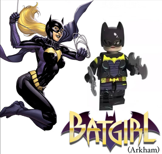 MINIFIGURE DC UNIVERS : BATGIRL(Arkham) Custom figurine de 2018