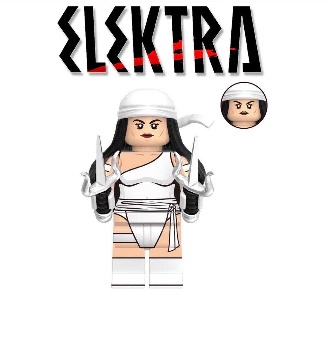 PREVENTE MINIFIGURE MARVEL UNIVERS: ELEKTRA custom Disponibilité fin Mai 2026