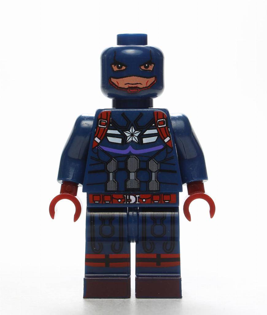 INTROUVABLE MINIFIGURE MARVEL UNIVERS DE 2014: CAPTAIN AMERICA custom ⚠️Derniers articles en stock⚠️