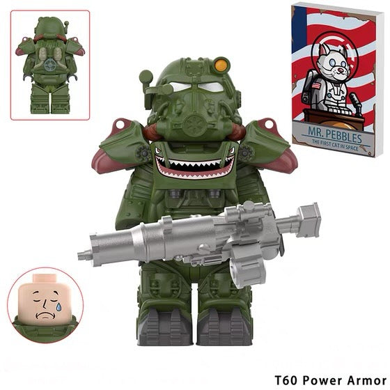 PREVENTE MINIFIGURE FALLOUT UNIVERS: T60 POWER ARMOR CUSTOM Disponibilité fin octobre 2024