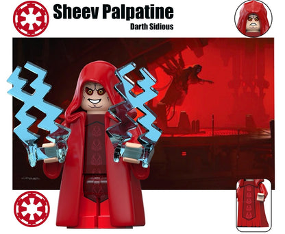 MINIFIGURE STAR WARS UNIVERS: EMPEREUR PALPATINE Custom