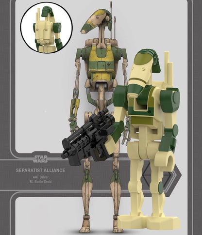 PREVENTE MINIFIGURE STAR WARS UNIVERS:  BATTLE DROID CUSTOM Disponibilité mi-septembre 2026
