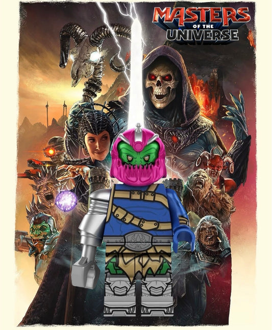 PREVENTE MINIFIGURE MASTERS OF THE UNIVERSE: TRAP JAW Custom Disponibilité juillet 2026