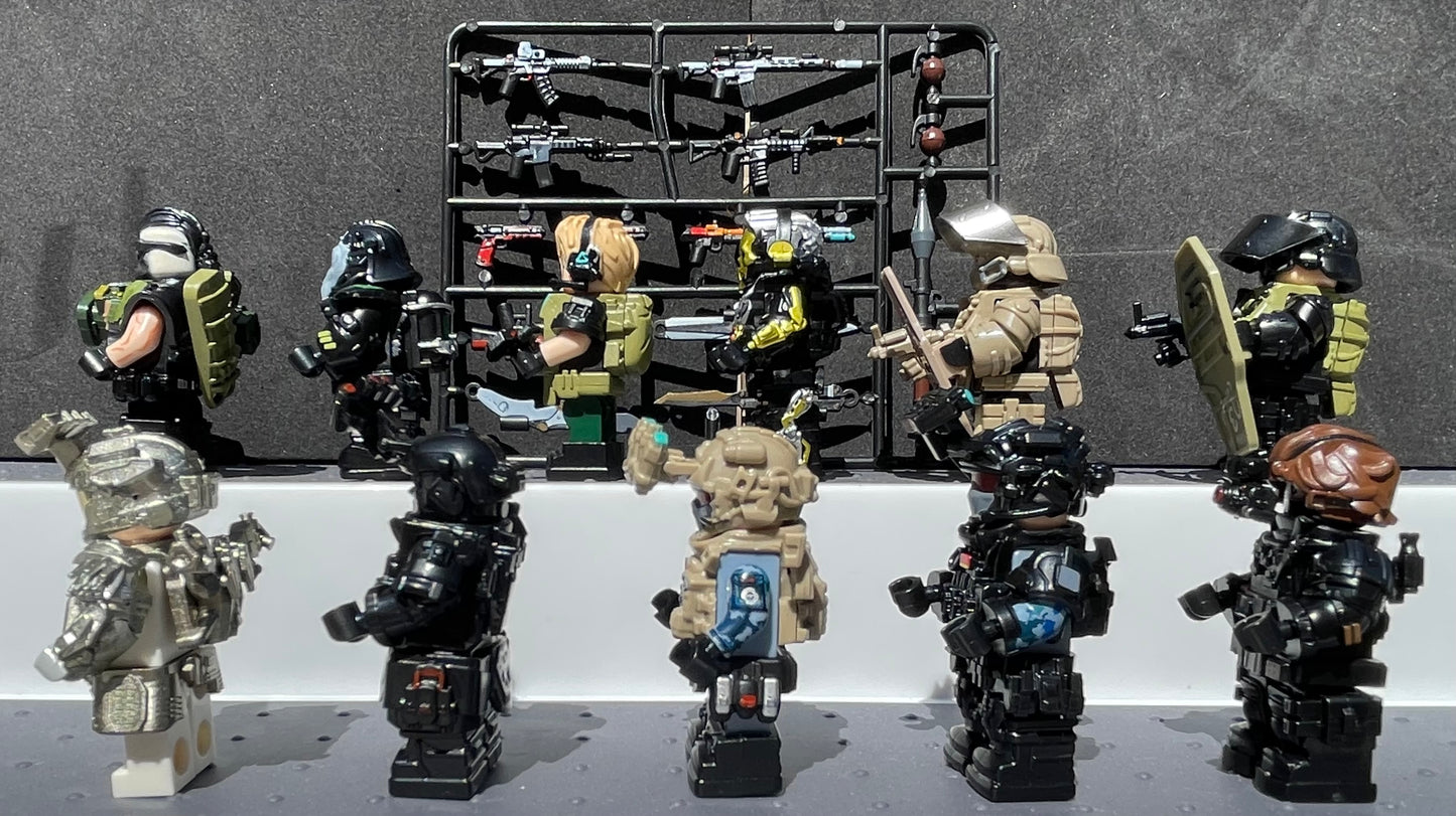 ♥️♥️MINIFIGURE VIDEO GAMES DELTA FORCE UNIVERS: CORRUPTED GOLDEN ROSE ♥️♥️custom
