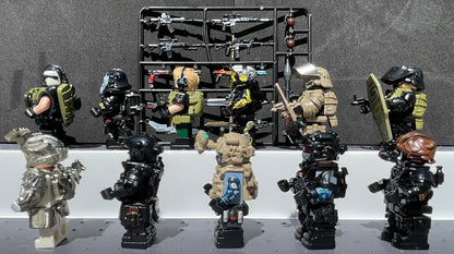 ♥️♥️MINIFIGURE VIDEO GAMES DELTA FORCE UNIVERS: CORRUPTED GOLDEN ROSE ♥️♥️custom