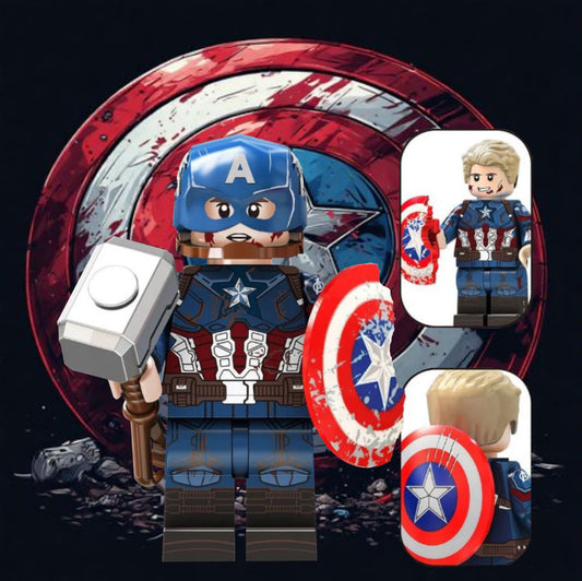MINIFIGURE MARVEL UNIVERS: CAPTAIN AMERICA custom