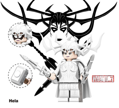 PREVENTE MINIFIGURE MARVEL UNIVERS: HELA "Whitf….if" custom Disponibilité Juin 2025