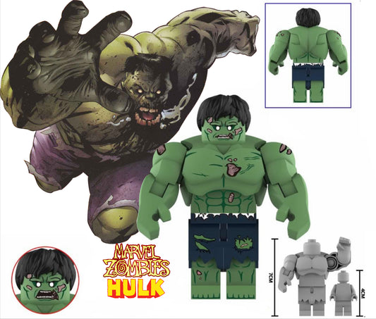 ♥️♥️♥️BIG MINIFIGURE MARVEL UNIVERS: ZOMBIE HULK ♥️♥️♥️custom