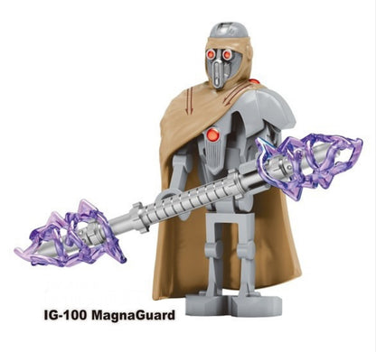 PREVENTE MINIFIGURE STAR WARS UNIVERS: IG-100 MAGNAGUARD (VERSION E) custom Disponibilité fin février 2025