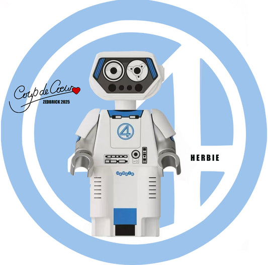 PREVENTE ♥️♥️♥️MINIFIGURE MARVEL UNIVERS: HERBIE FANTASTIC FOUR ♥️♥️♥️custom Disponibilité fin octobre 2025