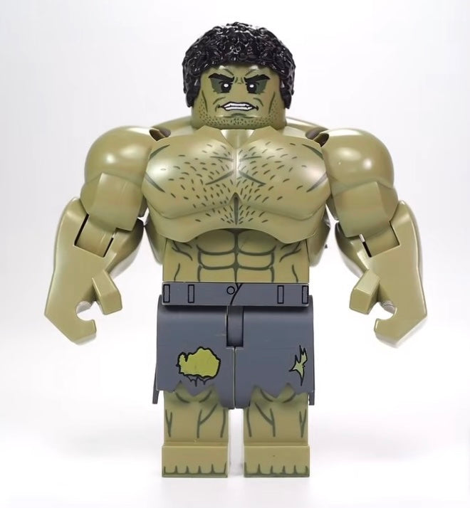 ♥️♥️♥️BIG MINIFIGURE MARVEL UNIVERS: HULK (A) ♥️♥️♥️custom
